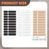60x Size Adjuster Spacer Strips Self Sticky Backing Comfortable 3 Colors EVA Silicone Sizer Pads
