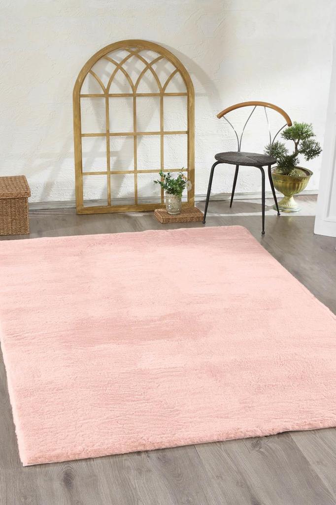 Jassrug Fur Carpet 80x120 Powder