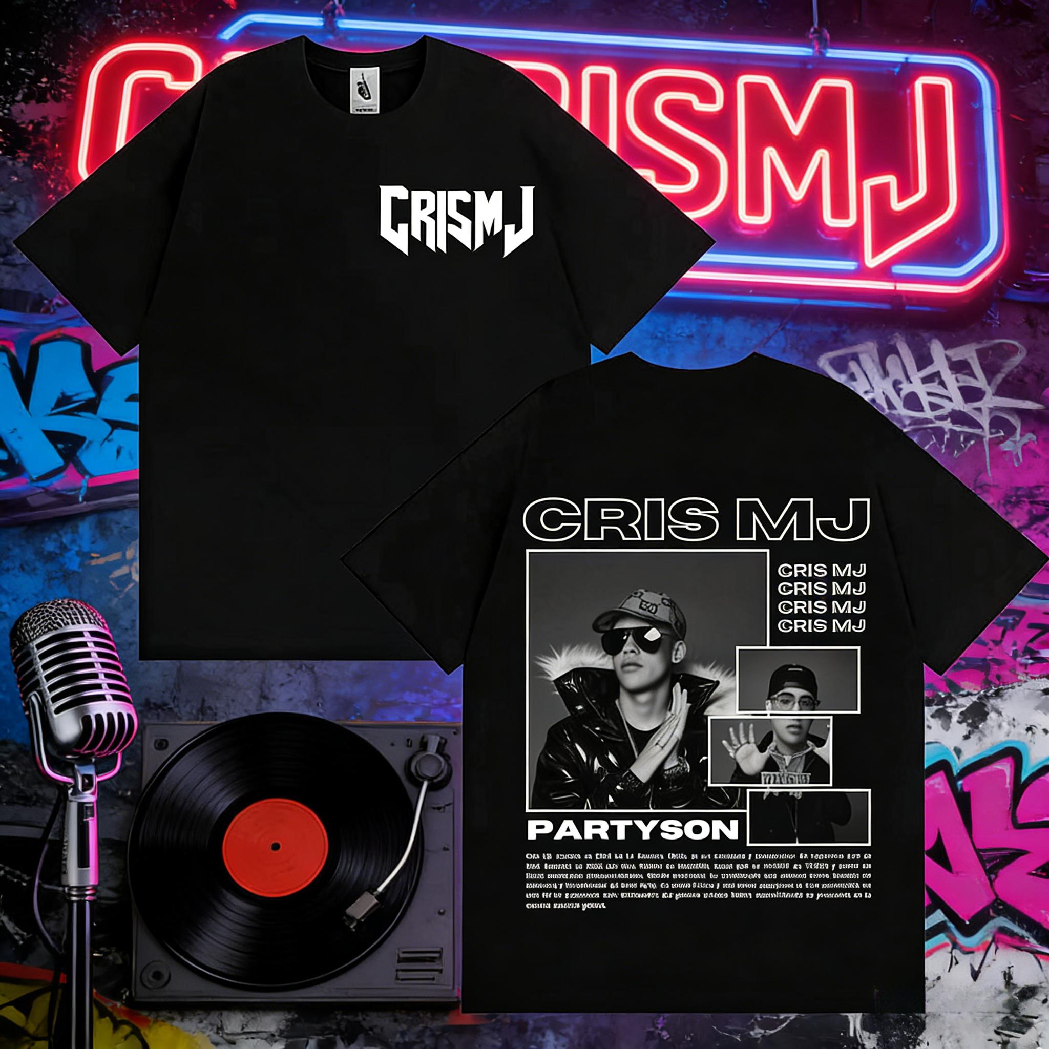 

2025 Summer Rap Singer Chris Mj Tour Pattern Tshirt Mens Fashion Hip Hop Retro Cotton Short Sleeve Loose Casual Tshirt Street... S разноцветный