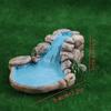 1pc DIY Miniature Fairy Garden Lawn Ornament Pot Craft Mountain Dollhouse Home Decor  Decoracion Desk Decoration Fairy Garden