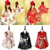 Women's Elegant Floral Kimono Robe Traditional Style Cosplay Anime Photo Shoot Sleepwear" Characters)