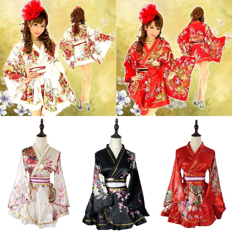 Women's Elegant Floral Kimono Robe Traditional Style Cosplay Anime Photo Shoot Sleepwear" Characters)