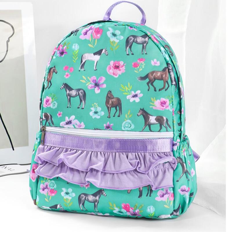 Li Shen Ethnic Floral Waterproof Backpack