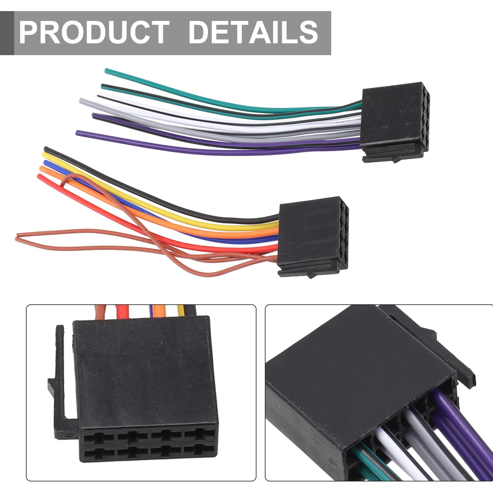 

Female ISO Adapter Wire Harness Adapter Car Navigation Machine Wear resistant Direct Installation Non deformation China Mainland