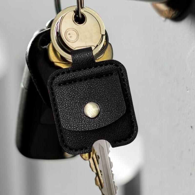 Paquete de 2 Fundas Prácticas para Llaves Funda para Llaves Protege las Llaves de Arañazos y Asegura una Fácil Gestión Textura de Cuero