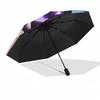 Fantasy Floral Trio: Unique Character Artwork for Your Space!Umbrella with Cute Design,Portable 3-Fold Compact Umbrella for Men&Women,Valent