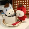 Kawaii Stuffed Animal Horse Plush Doll Soft Plush Horse Doll Pendant  Pony Pendant Gift