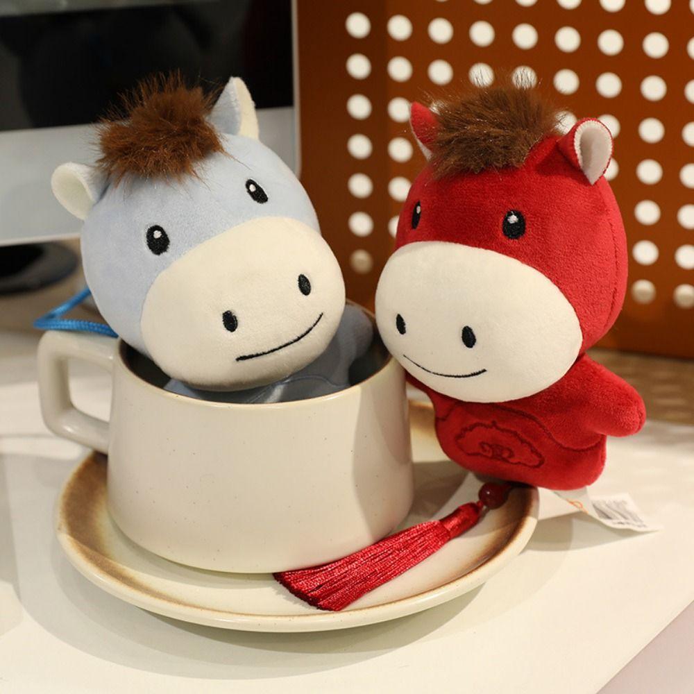 Kawaii Stuffed Animal Horse Plush Doll Soft Plush Horse Doll Pendant  Pony Pendant Gift