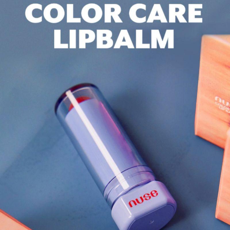nuse Color Care Lip Balm 4.3g Hydrating Tinted Lip Balm Korean Glow Lip Care