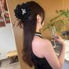 Elegant Rose Butterfly Tassel Hair Claw Clip for Women - 2025 Versatile Flower Hairpin Headdress