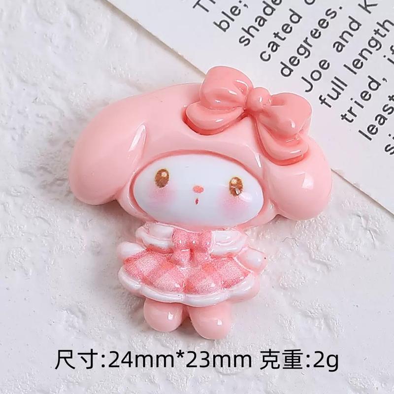 10 Pcs New Kawaii Cartoon Cute Plaid Skirt Series Resin Scrapbook Diy Jewelry Gift Hairpin Accessories A141