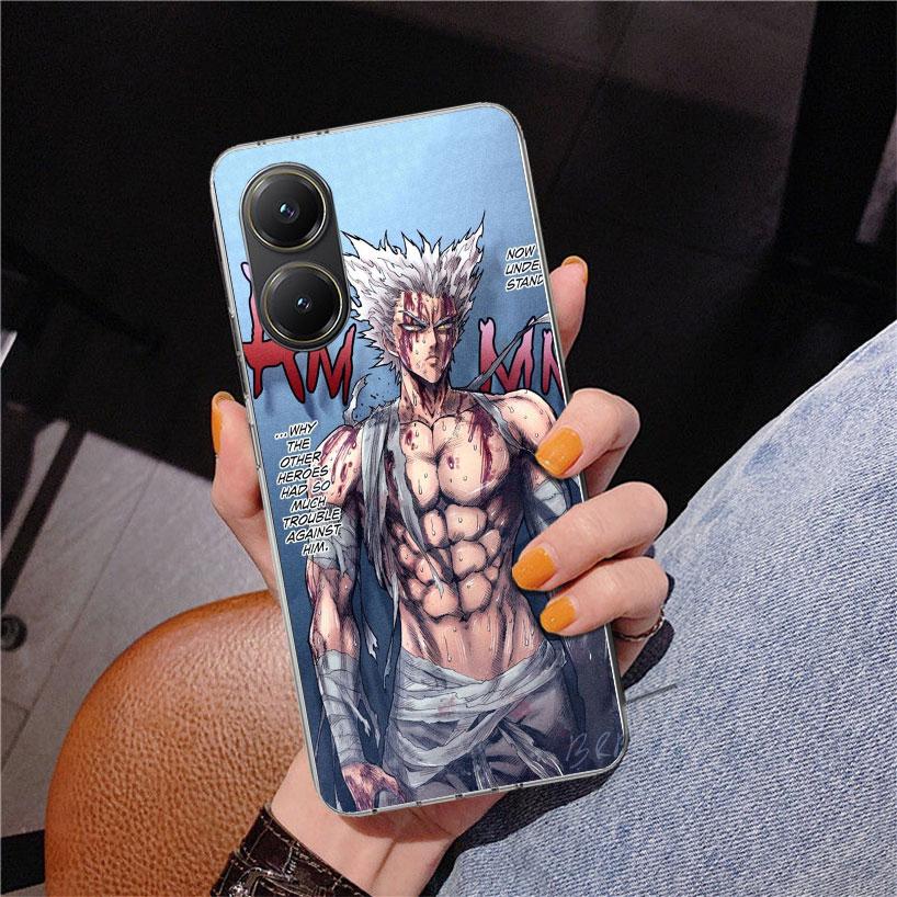 

One P-Punch-Man Garou Phone Case For Xiaomi Poco X7 X6 X5 Pro F7 Ultra Redmi 15C 15 13C 13 12C 12 10 10A 10C 9 9A 9C 9T Cover Po Redmi 9T