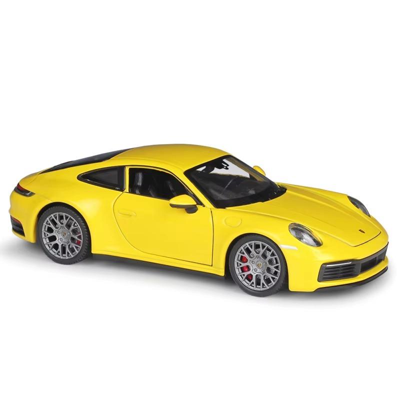 1/24 Porsche 911 Carrera 4S WELLY Diecast Auto Simulator Legierung Metall Modellauto Sportwagen Für Kinder Geschenk Sammlung Dekoration