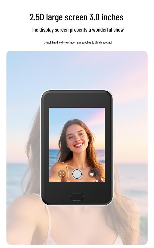 Magnetic TF30 Screen Mirroring Selfie Mirror for Mobile Phones - Travel & Group Photo Upgrade Version