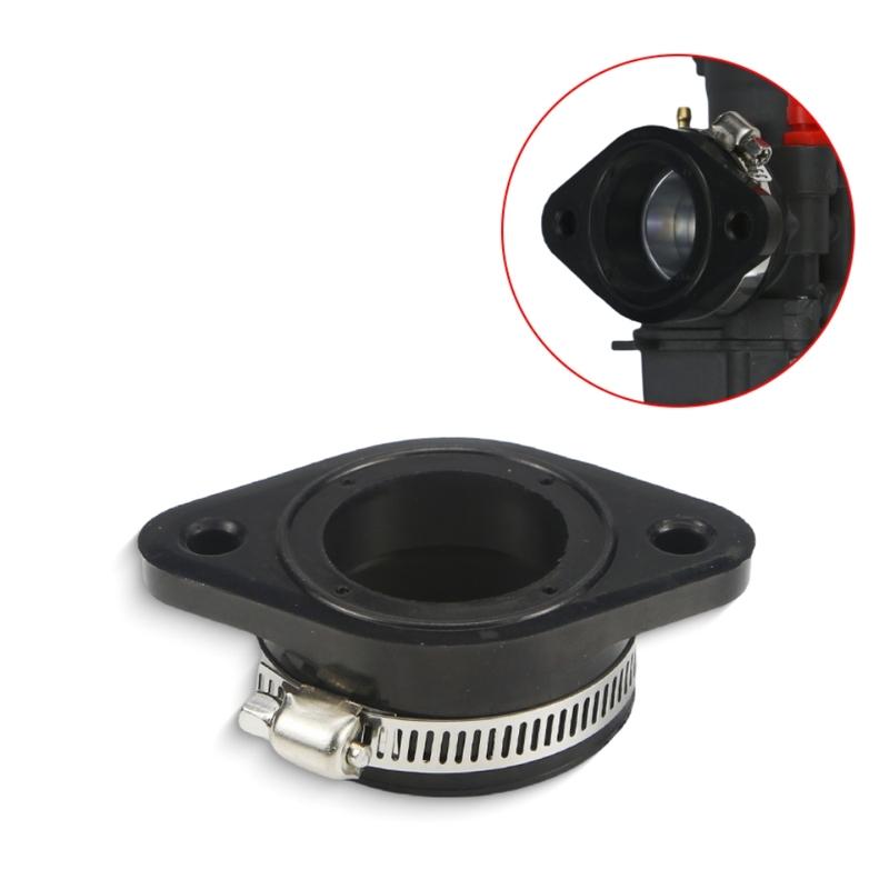 35mm 40mm Motorcycle Carburetor Flange Adapter Intake Pipe Rubber For Universal KEIHIN MIKUNI KOSO PE PWK21-34 Carb Air Intake
