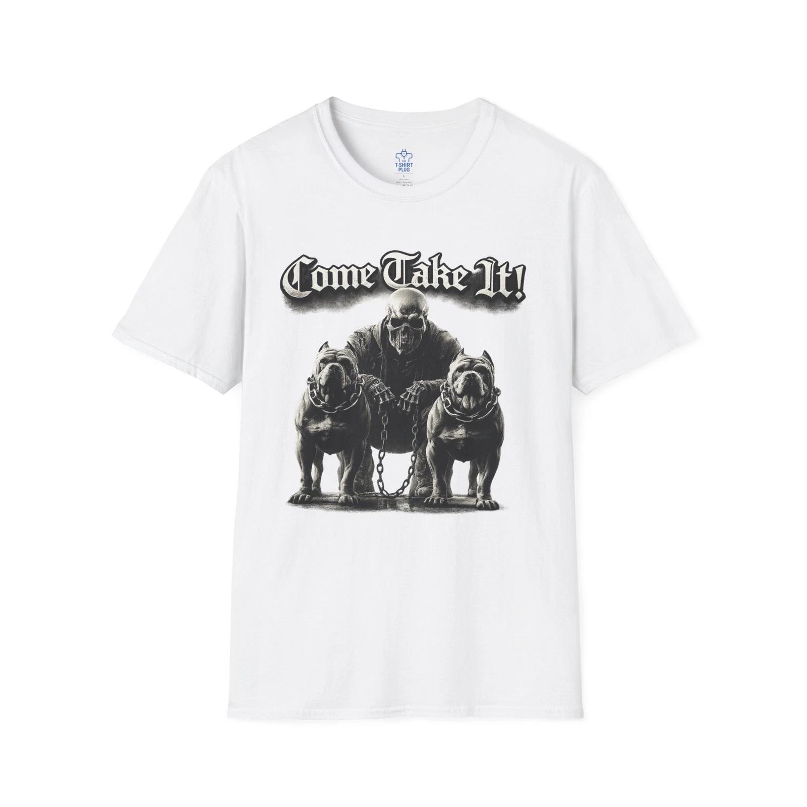 

Come Take It Vicious Dogs and Dead Man T shirt | Dark Humor, Graphic Tee M