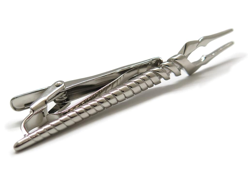 Набор зажимов для галстука SWANK Spear of Longinus и (Серебряный) (Галстук/Блок для галстука)