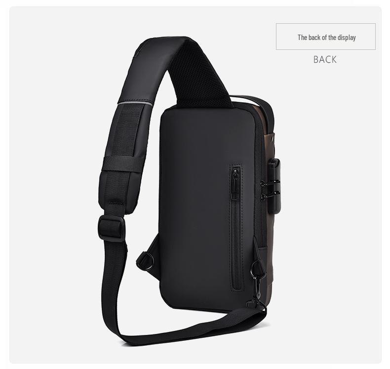 2023 Men's Waterproof Anti-theft Multi-function Crossbody Chest Bag