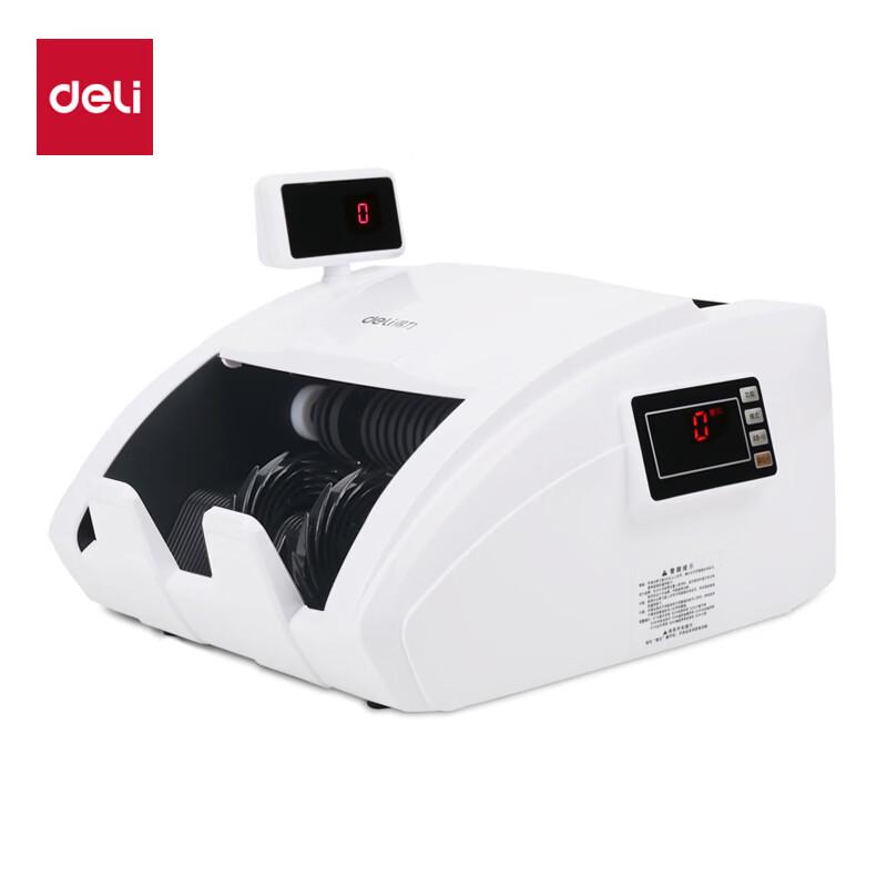 Deli 3927S Intelligent Dual-Screen Currency Counter CN plug (adapter included)