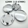 4 st 62 mm Clips 47 mm Tomma Utan EMBLEM Bilfälgscenterkåpor Ingen Logotyp Fälgar Navkåpor Fälg Navkåpor Dammskydd Ersättning Biltillbehör