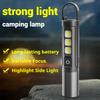 Multifunctional P50 Flashlight with Zoom, Strong Light, Telescopic Focus, Multifunctional Hole Exploration Patrol Keychain TYPE-C Charging