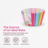 Paper Colorful Cupcake Liners Greaseproof Nonstick Cake Molds Rainbow Muffin Wrappers  Cake Baking