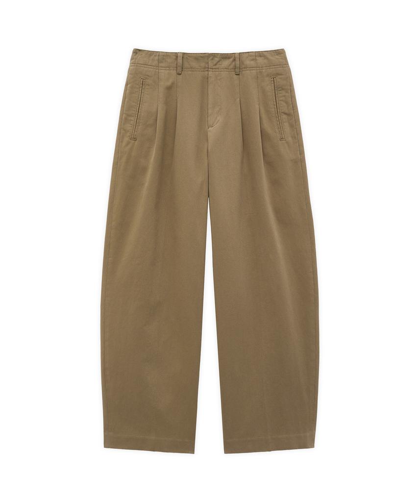DRAW FIT Arc Semi Balloon Chino Pants [Beige]