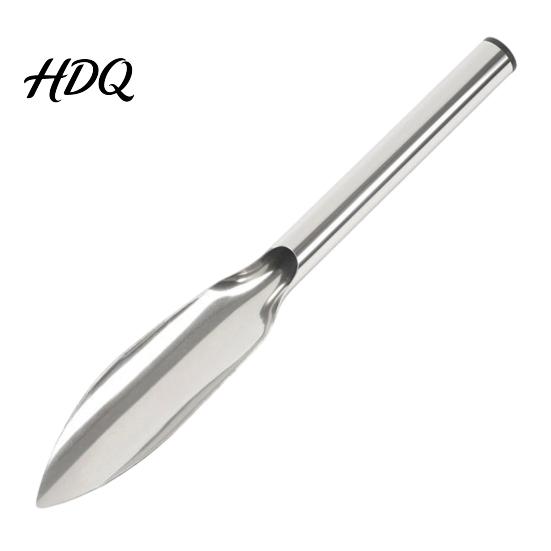 Corrosion Resistant Garden Tool Stainless Steel Trowel Narrow Pointed Gardening Hand Shovel Lightweight Digging Spade for Planting Weeding,