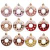 4Pcs Lovely Donut Christmas Tree Decoration Christmas House Hanging Ornament