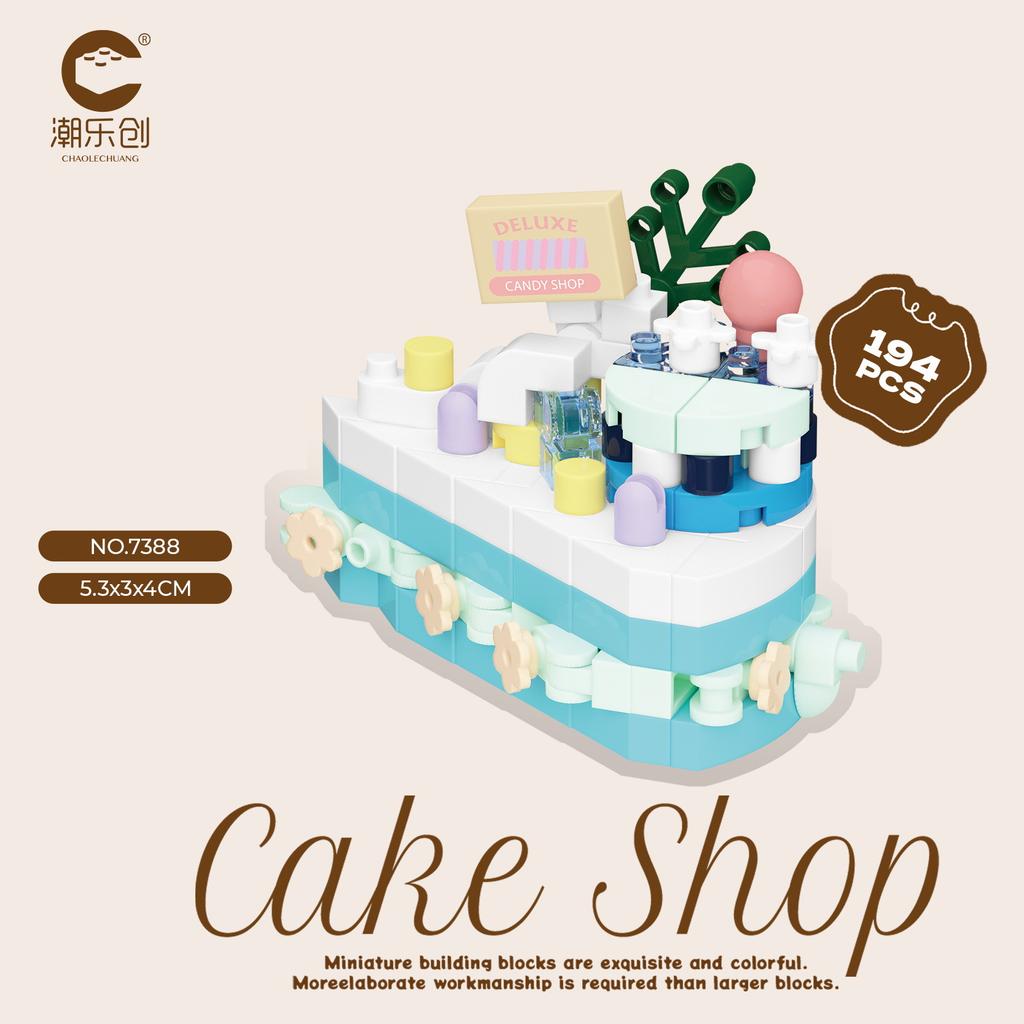 Creative Building Blocks, Birthday Cake Dessert, Party Building Blocks, Girl's Birthday Gift, Birthday Cake Building Blocks