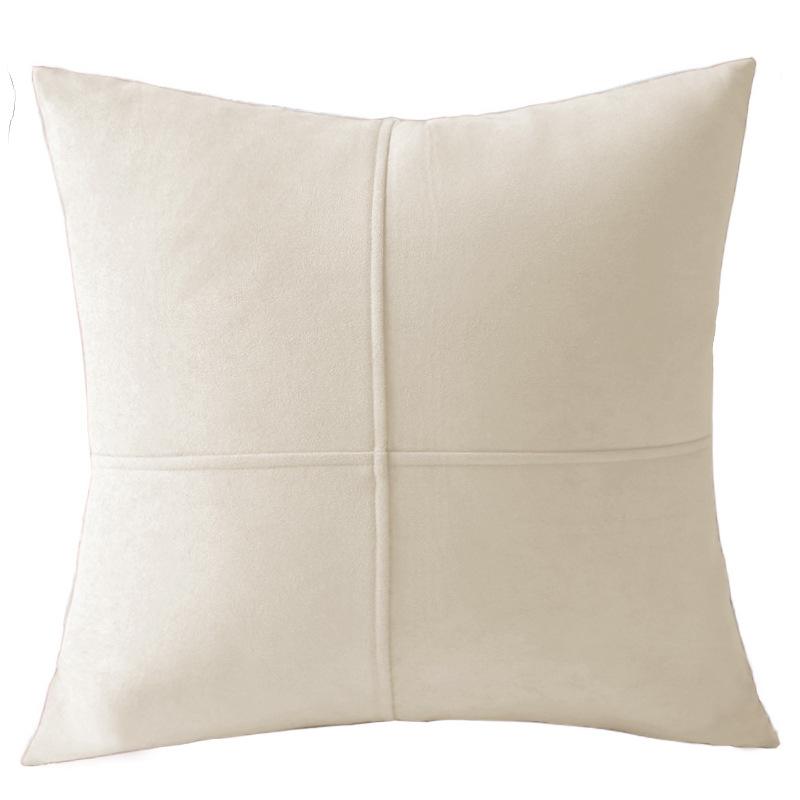 Capa de Almofada de Veludo com Padrão Cruz Sala de Estar Sofá Capa de Almofada Modelo de Quarto de Luxo Leve Almofada de Sofá Encosto