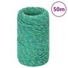 152689 vidaXL Boat Rope Green 2 Mm 50 M Polypropylene