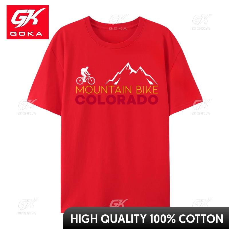 Colorado Mountain Bike Co Mtb T Shirt Design Labor Day Special All Cotton Unisexs Top TShirts Tops Tees Drop Shipping S