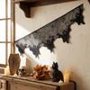 Gothic Style Spider Web Ghost Edge Tablecloth Fireplace Table Runner  Haunted House