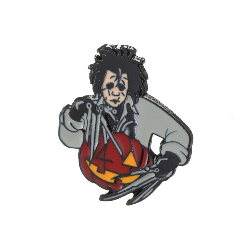 New Halloween Horror Movie Pins for backpacks Lapel Enamel Pins and Brooch for Women Bags Badge Jewelry Accessories Friend Gifts
