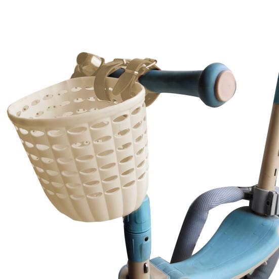 Kids Bike Front Basket Storage Box Large Capacity Strong Load-bearing Universal Easy To Install Bicycle Basket with Adjustable Straps