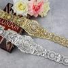 Zlatá barva Dámský pásek Crystal Belt Svatební Šperky Řetízek do pasu Svatební Bijoux Dárek