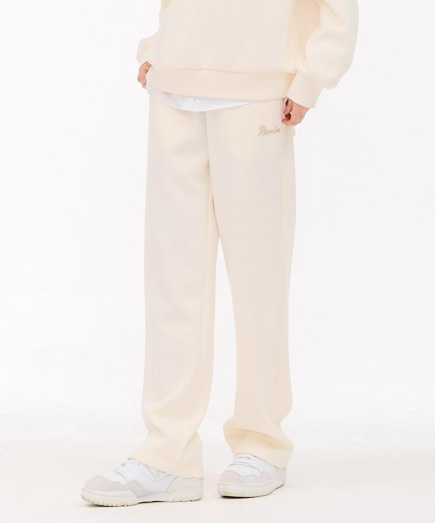 CHASECULT Women'S Straight Warm-Up Pants - Ivory
