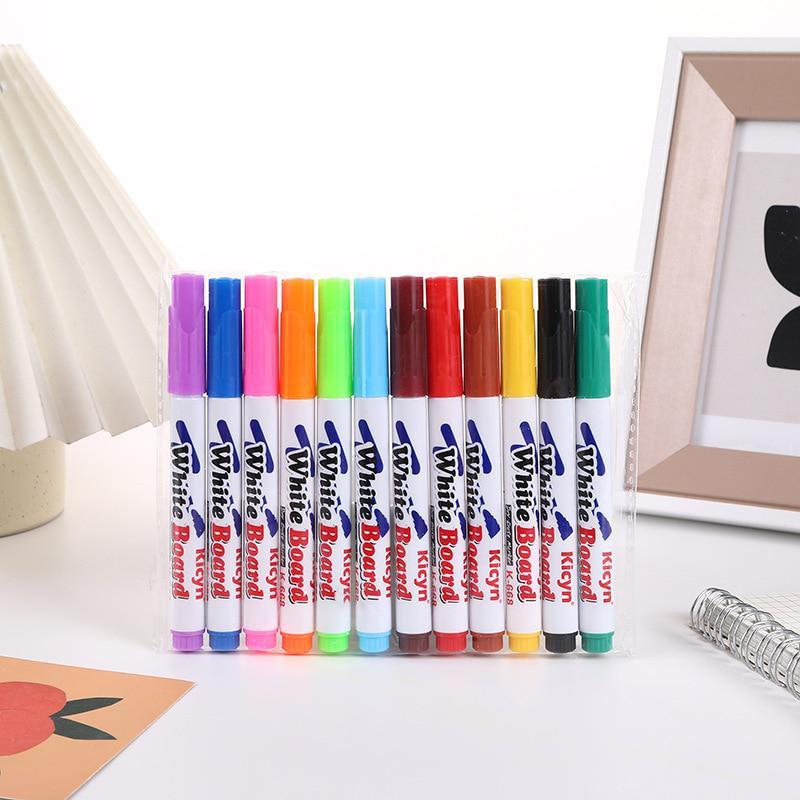 8/12 Colors Magic Watercolor Pencils Magic Watercolor Pencils Doodle Painting Floating Markers