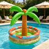 Inflatable Drink Holder Avocado Pineapple Drink Floaties Summer Coconut Tree Pool Beach Swimming Pool Parties Floating