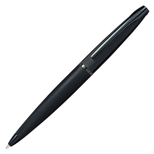 Cross ATX Brushed Black Etched Diamond Pen (Ballpoint)