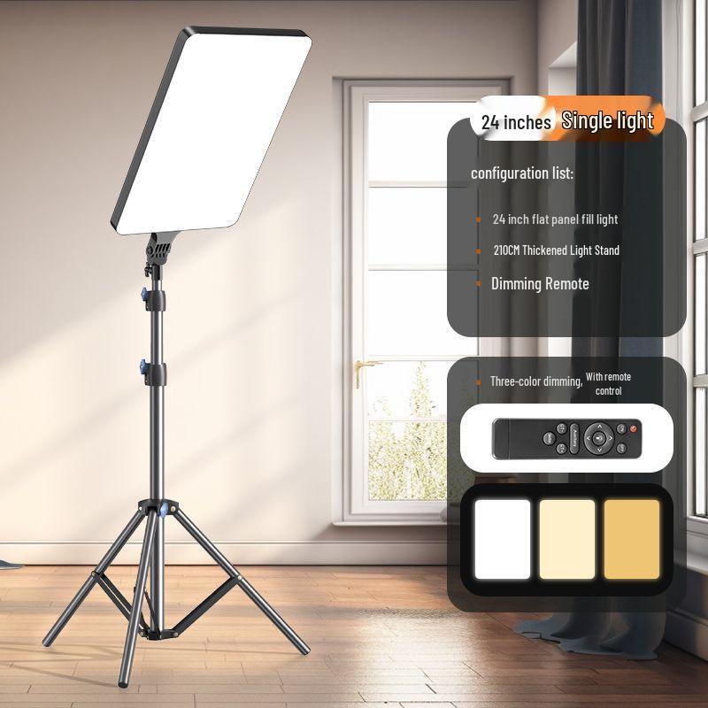 LED Fill Light: Professional Panel for Streamers & Photographers - Perfect for Live Streaming, Beauty Shots, and Indoor Photography.