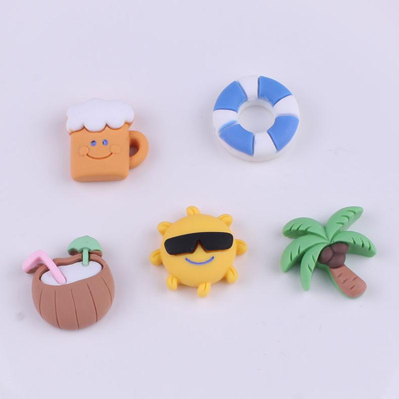 Kawaii Summer Beach Vacation Hair Mobile case Cup Decoration Flatback Resin Cabochons