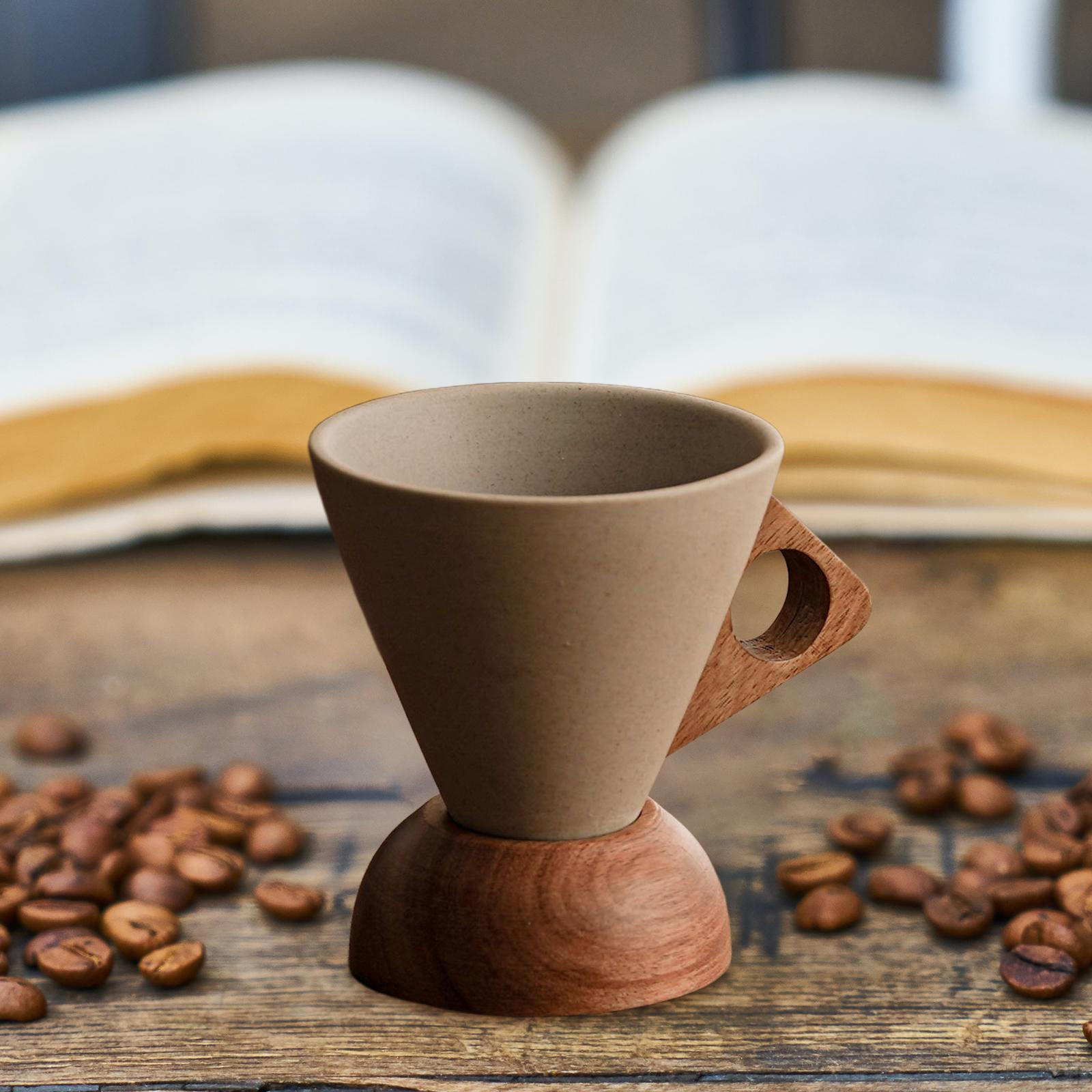 

Кружка для кофе с воронкой, керамическая чайная чашка для дома и офиса S Bead base