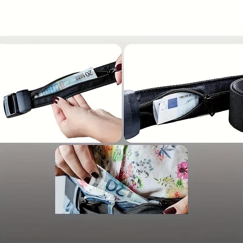 Anti Theft Belt Waist Bag, Portable Hidden Money Strap Belt, Secret Hiding Wallet Belt Waist Bag