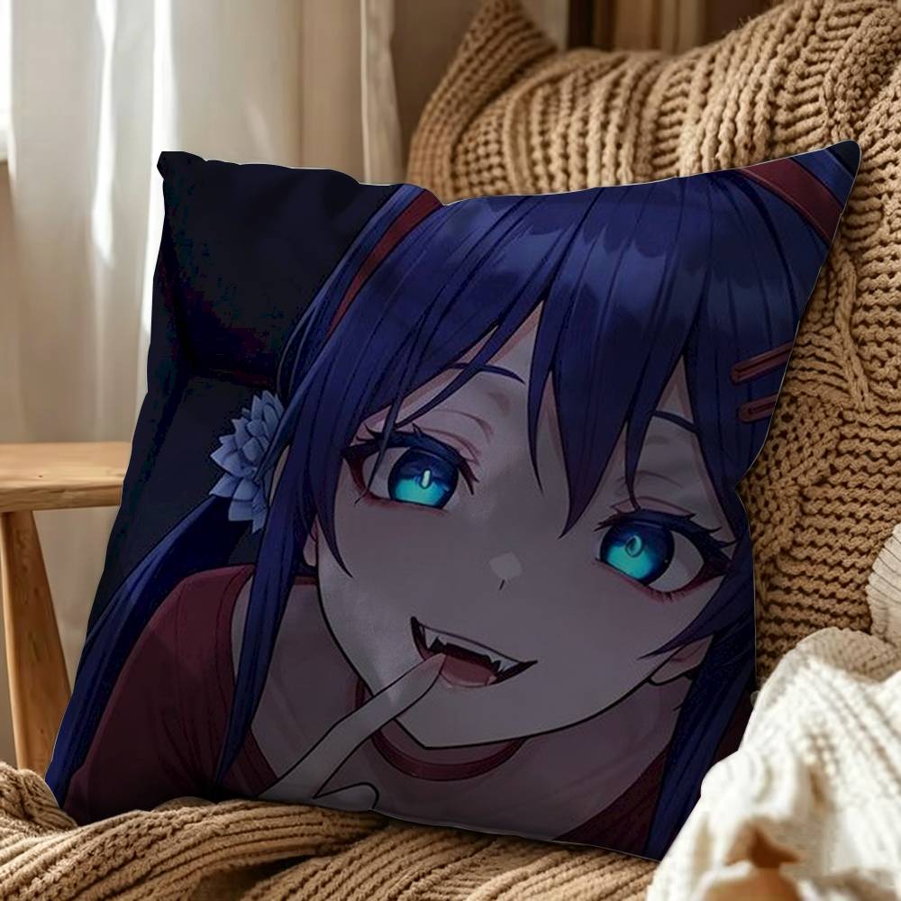 Game M-MiSide Mita Cute Square Double-Sided Printed Pillow Case Sofa Cushion Cover Bedroom Bedside Decor