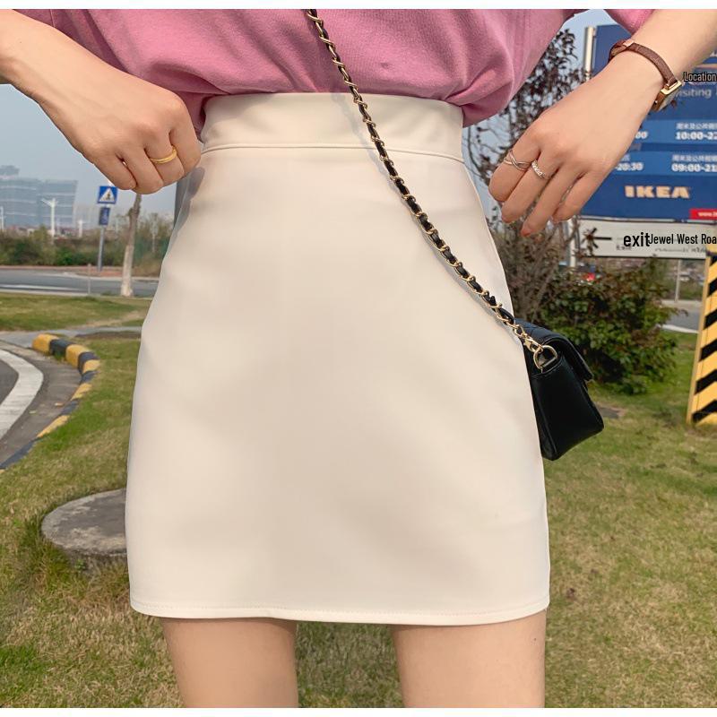 2023 Spring/Summer Korean Candy A-Line High Waist Multi-Color Student Skirt