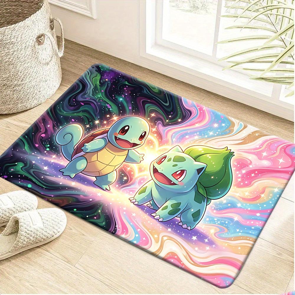 Cute Pikachu Multi-Poses Print Non-Slip Doormat Floor Mat