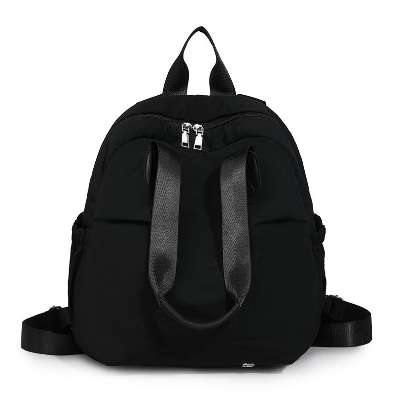 Nylon Backpack Women's Large Capacity Lightweight Schoolbag Student Travel Backpack