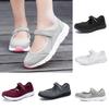 Fashionable And Comfortable Elderly Shoes With Magic Strap For Outdoor Activities